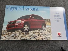 2006 Suzuki Grand Vitara Quick Reference Guide Owners Manual Supplement