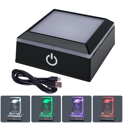 Led light base for crystal - light,