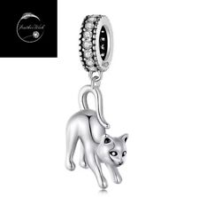 Sterling Silver 925 Charm Cat