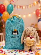 Jellycat 31CM Bashful Beige Bunny Birthday Soft Stuffed Toys Free Dust Bag /Tag