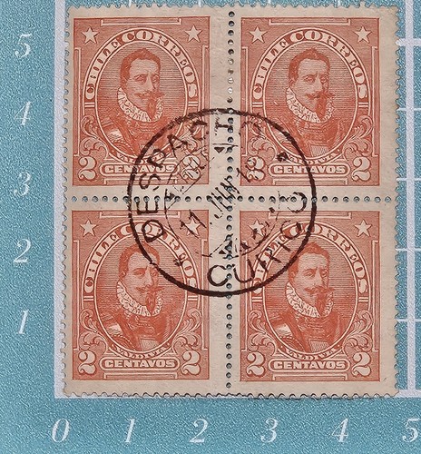 1911 chile postage stamps - 1911,