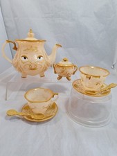 DISNEY BEAUTY AND THE BEAST ENCHANTED OBJECTS TEA SET COMPLETE 3 Years +