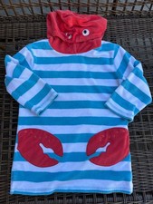 Mini Boden Toweling Hoodie 3/4