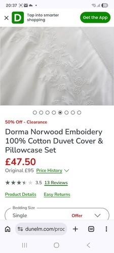 Dorma norwood embroidered - norwood,