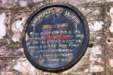 PHOTO  1997 PLYMOUTH T.E. LAWRENCE PLAQUE TURNCHAPEL TAKEN ON A WALL IN TURNCHAP