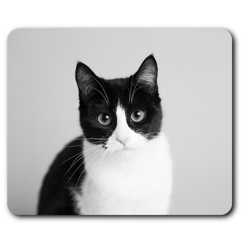 Rectangle mouse mat black - bw,