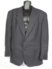 Baumler Mens Suit Jacket Blazer 50" Grey Wool Blend