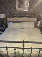 BHS green and blue pattern Double size duvet cover & 2 pillow