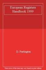 European Registers Handbook 1999 - Partington, D.
