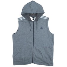 Adidas Men's Grey Sleeveless