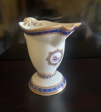 Chinese 18th Century Export Porcelain Jug Pitcher w Armorial Crest. Qianlong A/F