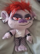 Queen Barb Troll Trolls World Tour Plush Stuffed Rock Music Red Hair 9" See Desc