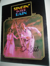 TOMMY STEELE     music       AUTOGRAPH on  UK Programme       Singin In The Rain