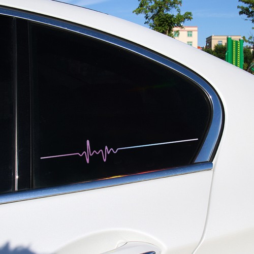 Reflective ecg strip car - reflective,