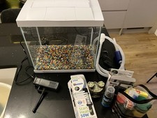 Superfish Start 30 Tropical Aquarium Fish Tank Kit 25L Black with extras