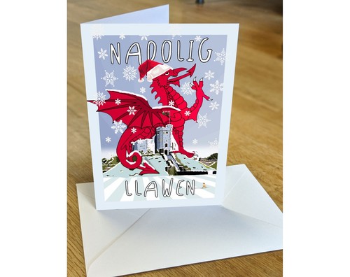 Welsh christmas card - welsh,