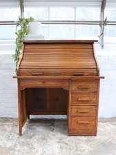 Vintage Oak French Desk With