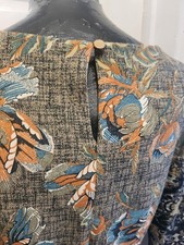 Mid Length African Print Dress Size 12