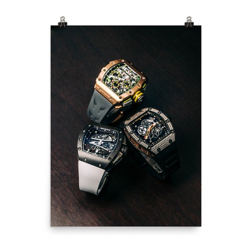 Richard mille watches poster - mille,