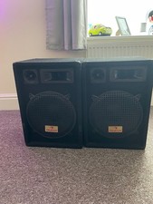 Auna Disco Speakers and tripod
