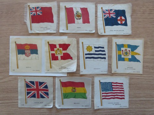 Silk cigarette cards - 10,