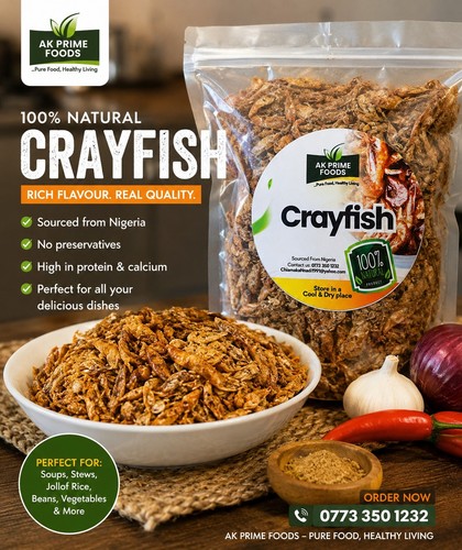 Prime foods dried crayfish - foods,