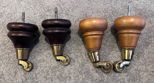 Solid wooden feet with - x,