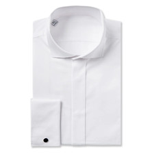 White Wing Collar Shirt Double