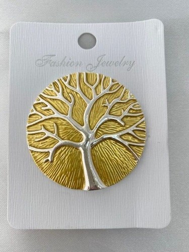 Magnetic brooch silver - silver, &