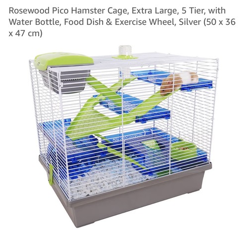 Rosewood pico hamster cage - rosewood,