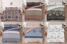 4 Piece Egyptian Cotton Bedding Set – Duvet Cover, Fitted Sheet & 2 Pillowcases