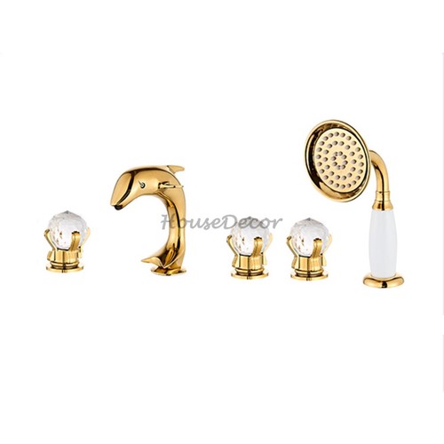 Gold dolphin five piece - gold,