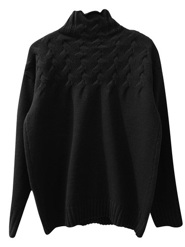 Solid color mock - solid, pullover