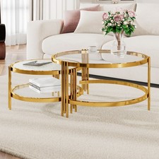 Modern Round Nesting Coffee