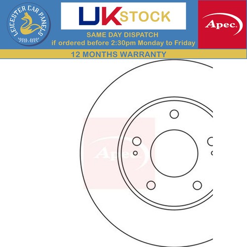 Apec brake disc for mitsubishi - disc,