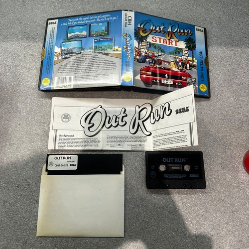 Outrun commodore disk with - disk,