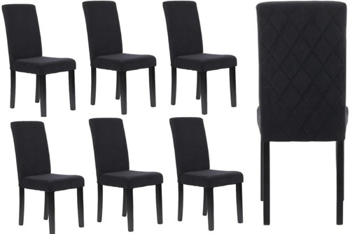 Velvet dining chairs - 6,