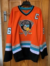 Charlie Conway #96 Mighty Ducks Men’s Embroidered Ice Hockey Jersey New XXXL