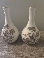 Pair of Wedgwood Kutani Crane