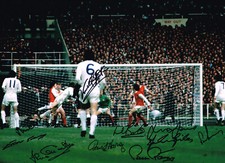 1972 FA CUP GOAL MULTI SIGNED
