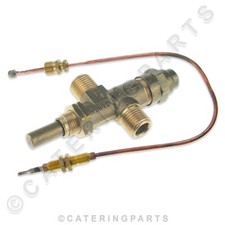 PUSH BUTTON GAS VALVE AND 300mm THERMOCOUPLE BURCO STANDARD BOILER FLAME SAFETY