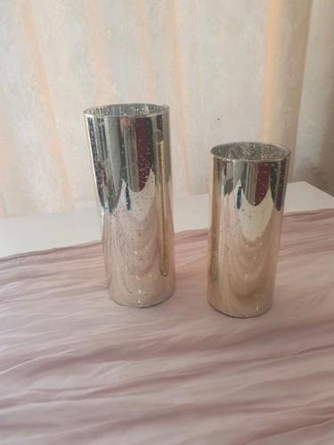 Set gold mercury - of, glass