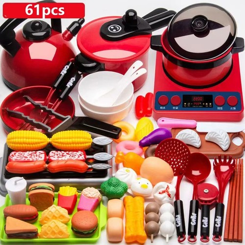 Kids girl play kitchen toy - girl,