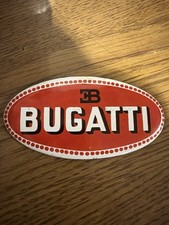 Vintage Bugatti Enamel Badge