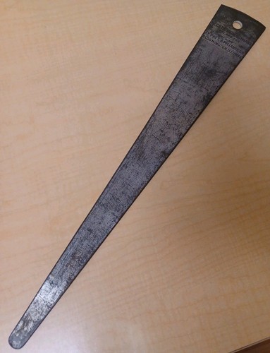 Antique tin neck tie ironing - antique,