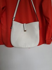 Marks And Spencer Women's White Handbag. Stunning Shape Quality White Brand New