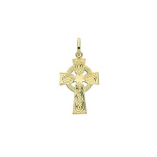 Gold Celtic Cross Pendant
