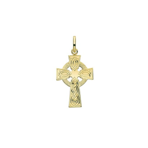 Gold celtic cross - celtic,