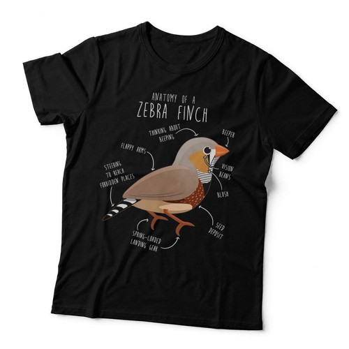 Zebra finch anatomy funny - zebra,