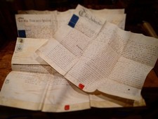 (T) 1802 Vellum indenture ,  Stihey or Setin Norfolk, Walnut Tree Close + 1